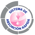 Sistema de absorción rápida de los absorbentes Lindor Lady