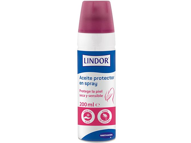 Aceite protector antiinflamatorio para pacientes encamados. Formato en spray - Lindor