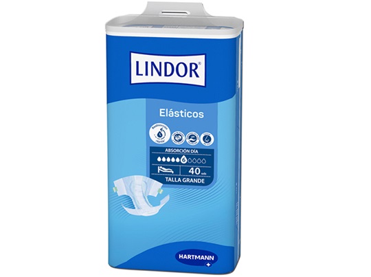 Absorbentes elásticos para personas con poca movilidad. Pack de 40 unidades - Lindor